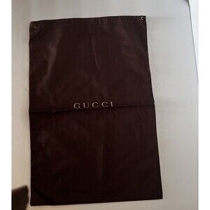 Gucci Two Brown Shoes Dust Bag Covers 12X17